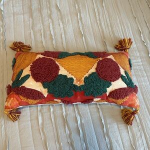Threshold Boho Throw Pillow with Tassels